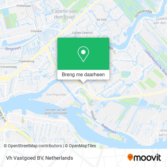 Vh Vastgoed BV kaart