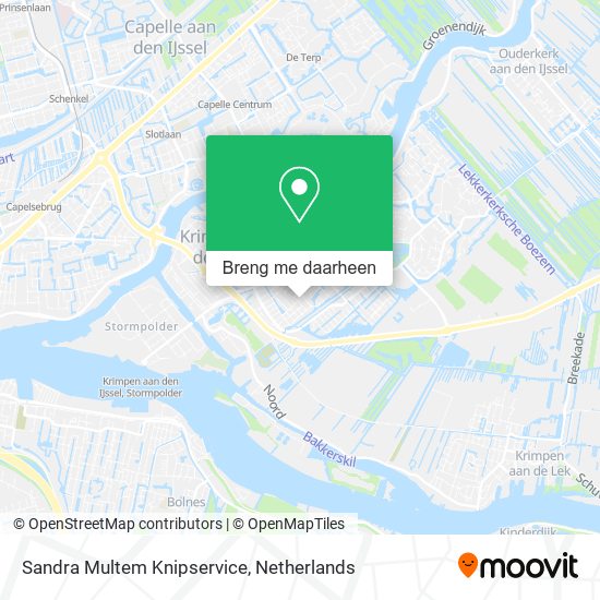 Sandra Multem Knipservice kaart