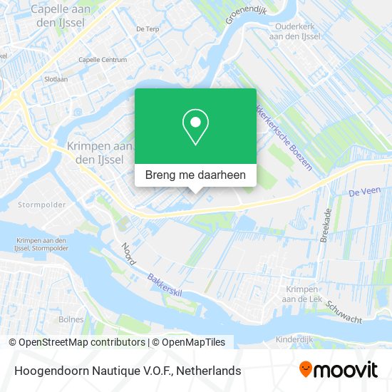 Hoogendoorn Nautique V.O.F. kaart