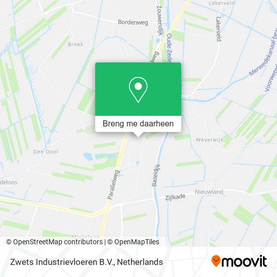 Zwets Industrievloeren B.V. kaart