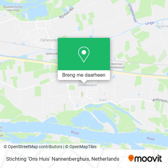 Stichting 'Ons Huis' Nannenberghuis kaart