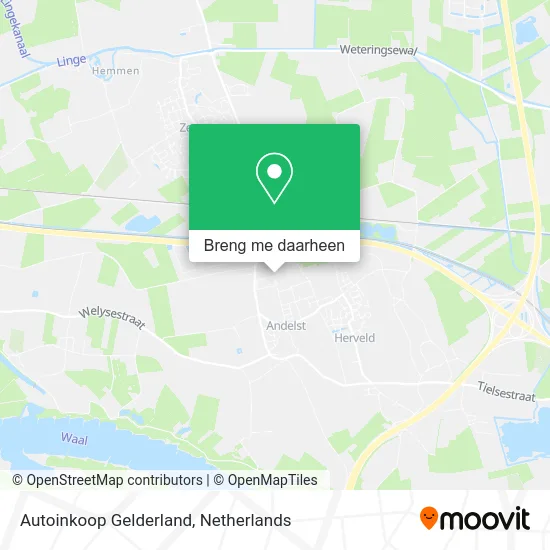 Autoinkoop Gelderland kaart