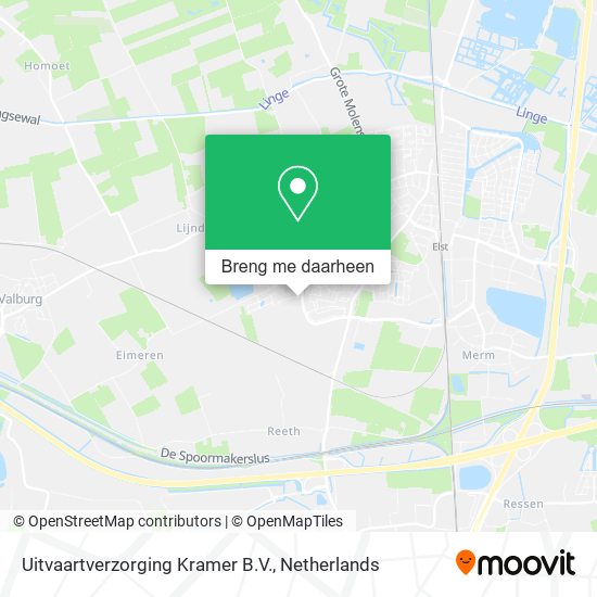 Uitvaartverzorging Kramer B.V. kaart