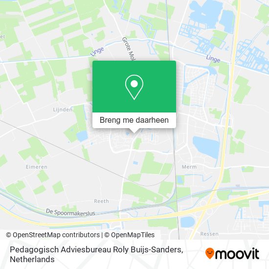 Pedagogisch Adviesbureau Roly Buijs-Sanders kaart