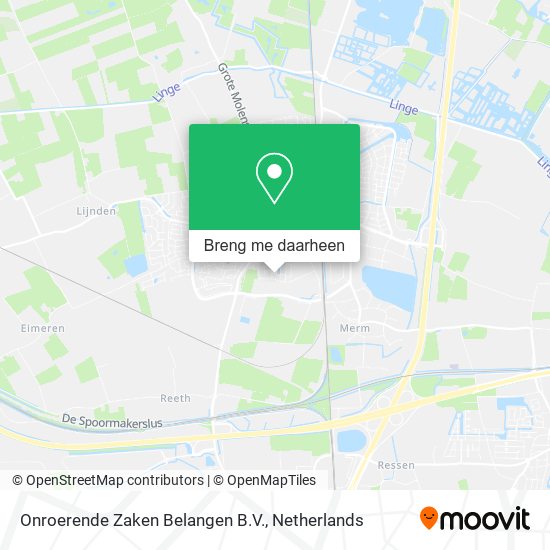 Onroerende Zaken Belangen B.V. kaart