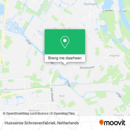 Huissense Schroevenfabriek kaart