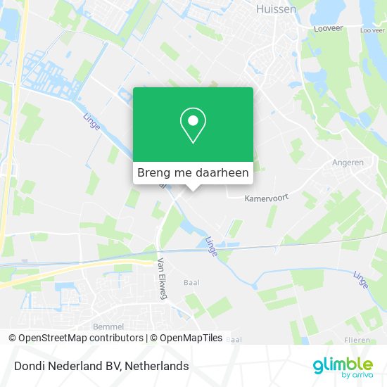 Dondi Nederland BV kaart