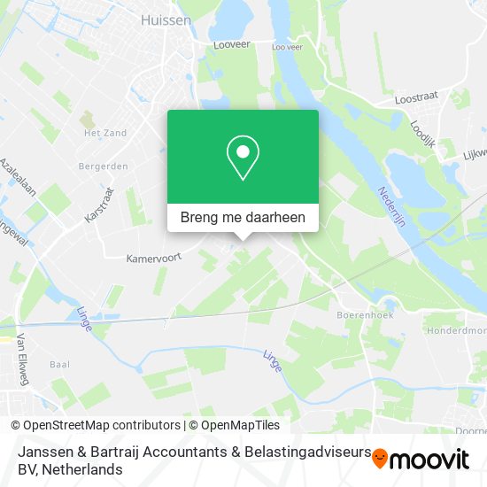 Janssen & Bartraij Accountants & Belastingadviseurs BV kaart