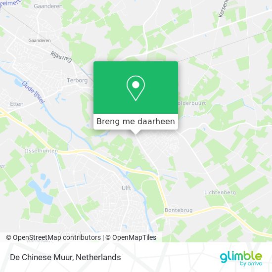 De Chinese Muur kaart