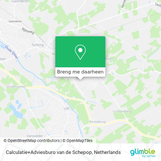 Calculatie+Adviesburo van de Schepop kaart