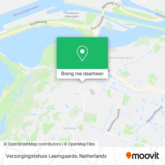 Verzorgingstehuis Leemgaarde kaart