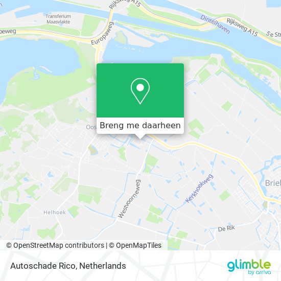 Autoschade Rico kaart