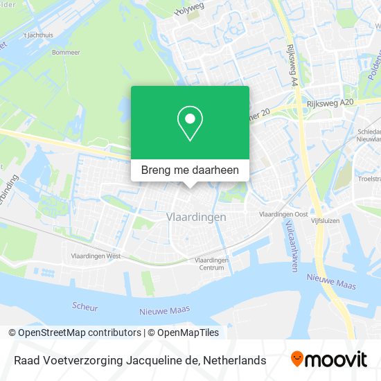 Raad Voetverzorging Jacqueline de kaart