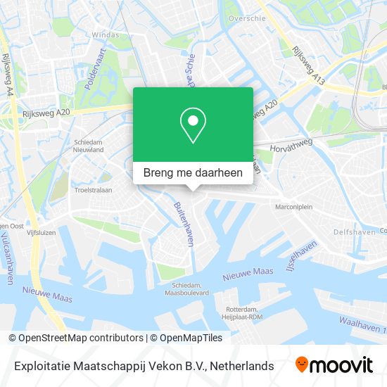 Exploitatie Maatschappij Vekon B.V. kaart