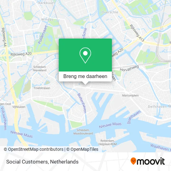 Social Customers kaart