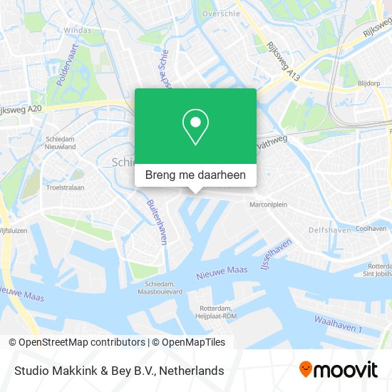 Studio Makkink & Bey B.V. kaart