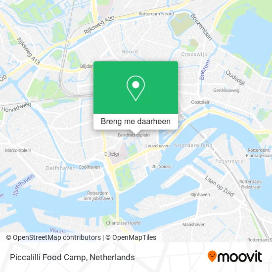 Piccalilli Food Camp kaart