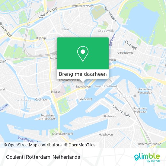 Oculenti Rotterdam kaart