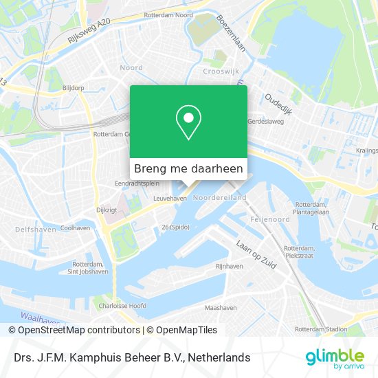 Drs. J.F.M. Kamphuis Beheer B.V. kaart