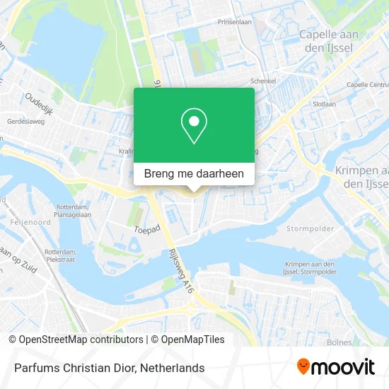 Parfums Christian Dior kaart