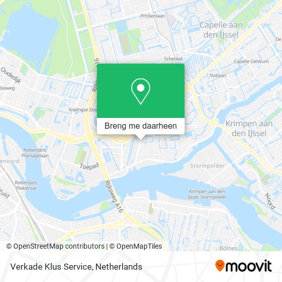 Verkade Klus Service kaart