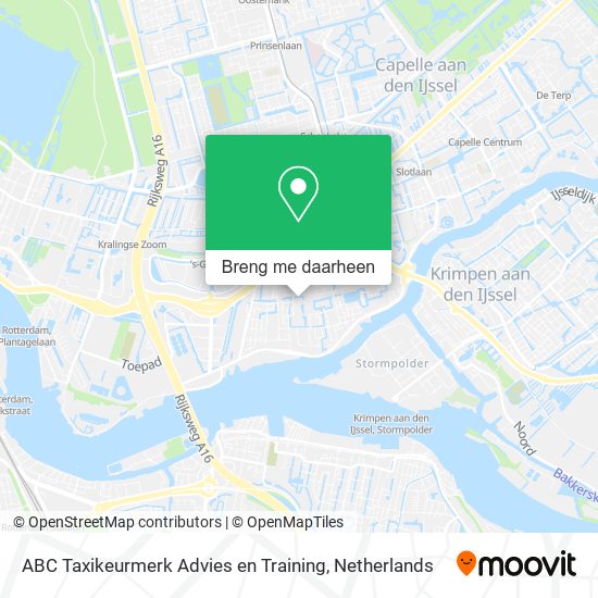 ABC Taxikeurmerk Advies en Training kaart