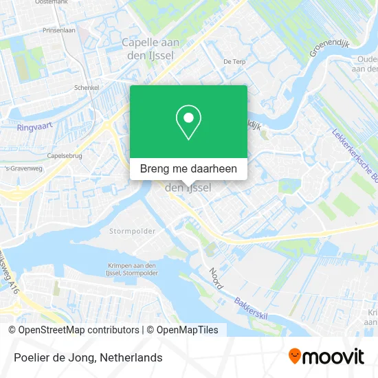Poelier de Jong kaart