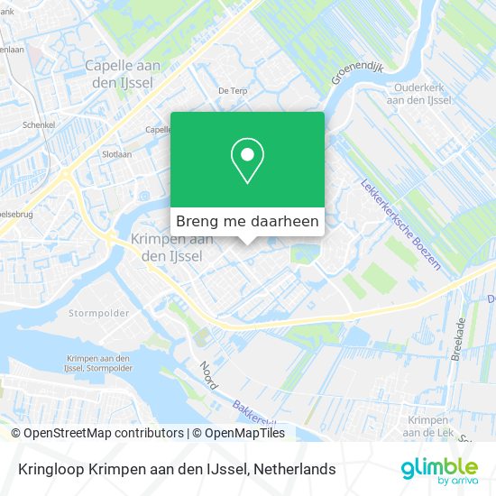 Kringloop Krimpen aan den IJssel kaart