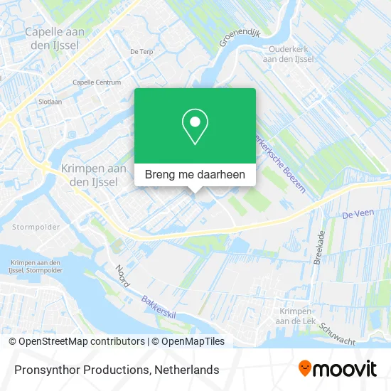 Pronsynthor Productions kaart