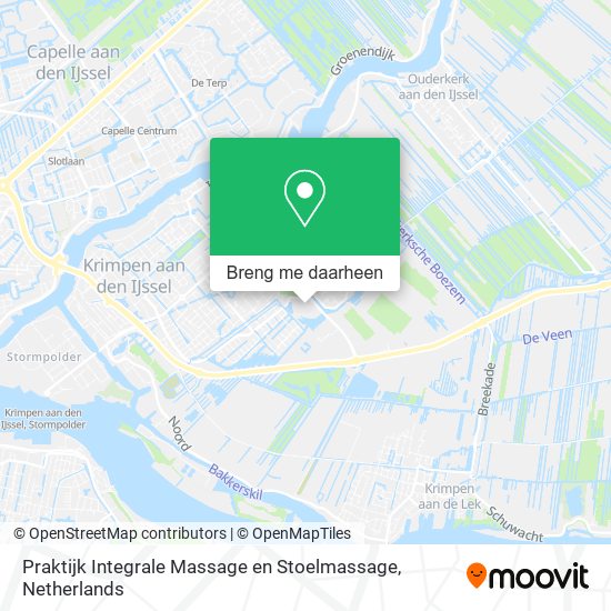 Praktijk Integrale Massage en Stoelmassage kaart
