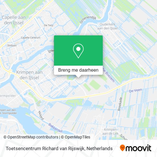 Toetsencentrum Richard van Rijswijk kaart
