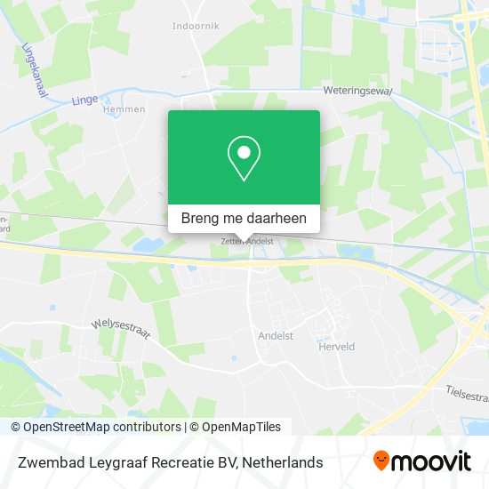 Zwembad Leygraaf Recreatie BV kaart