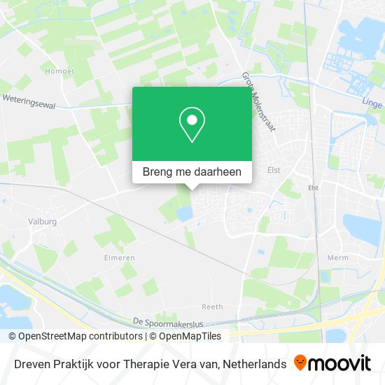 Dreven Praktijk voor Therapie Vera van kaart