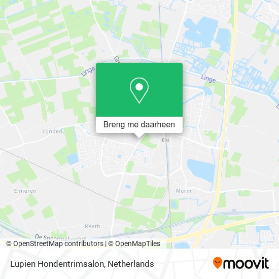 Lupien Hondentrimsalon kaart