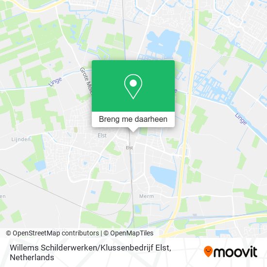 Willems Schilderwerken / Klussenbedrijf Elst kaart