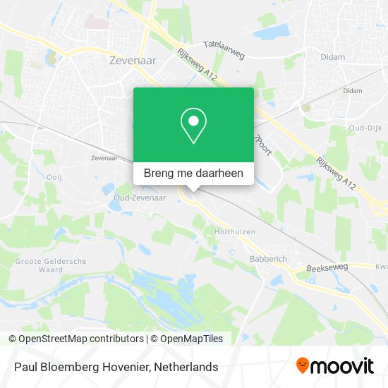 Paul Bloemberg Hovenier kaart