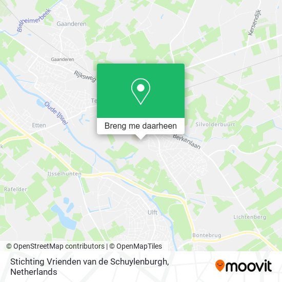 Stichting Vrienden van de Schuylenburgh kaart