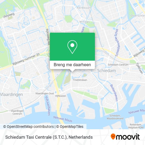 Schiedam Taxi Centrale (S.T.C.) kaart