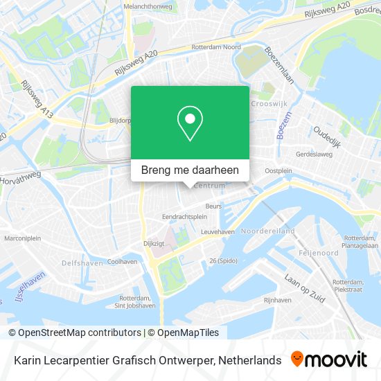 Karin Lecarpentier Grafisch Ontwerper kaart