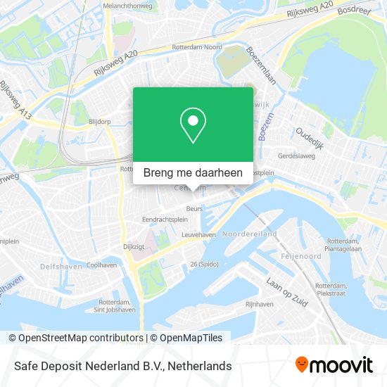 Safe Deposit Nederland B.V. kaart