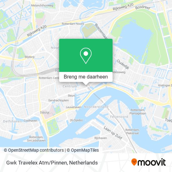 Gwk Travelex Atm/Pinnen kaart