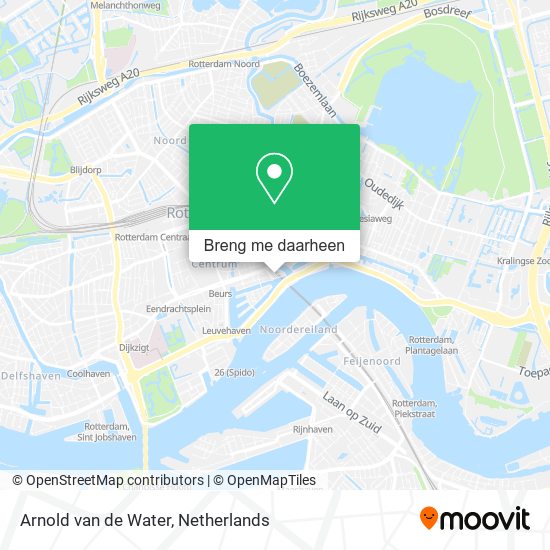 Arnold van de Water kaart