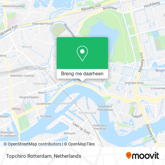 Topchiro Rotterdam kaart