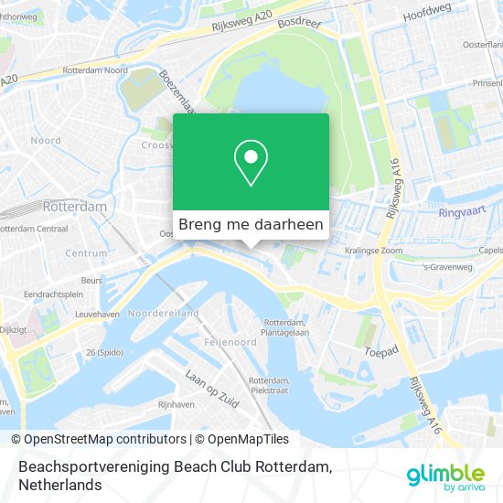 Beachsportvereniging Beach Club Rotterdam kaart