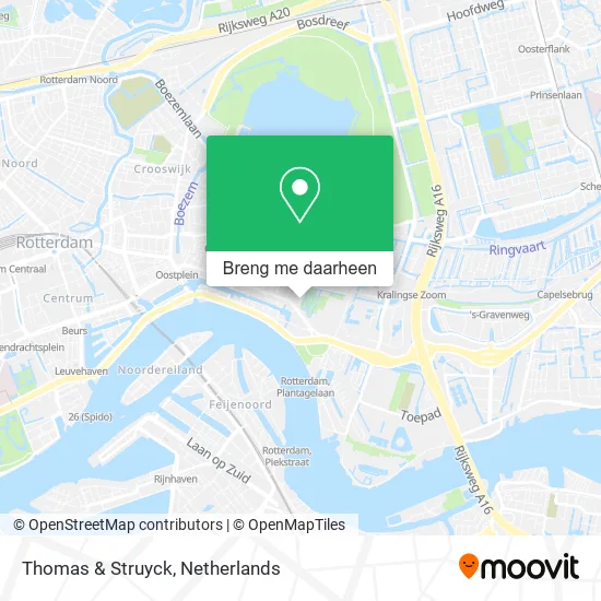 Thomas & Struyck kaart