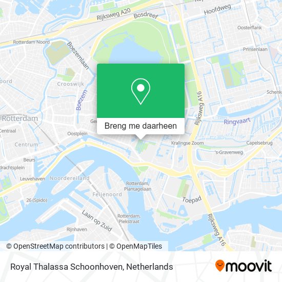 Royal Thalassa Schoonhoven kaart