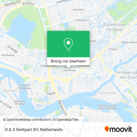 D & S Sentpart BV kaart