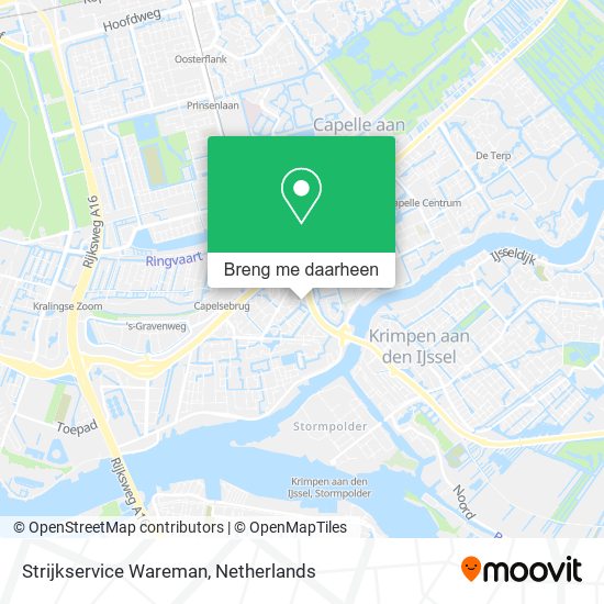 Strijkservice Wareman kaart