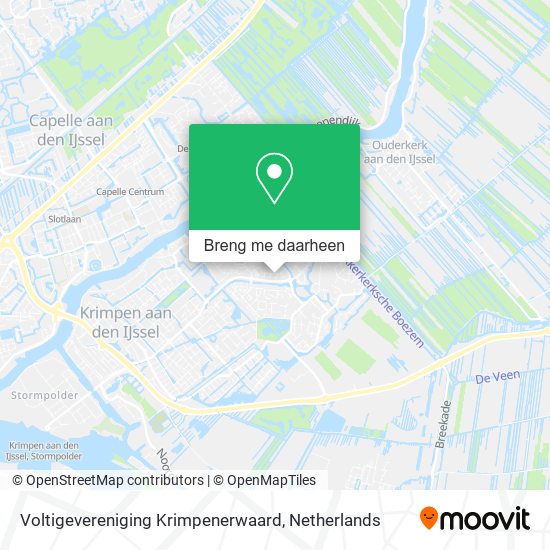 Voltigevereniging Krimpenerwaard kaart