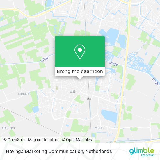Havinga Marketing Communication kaart